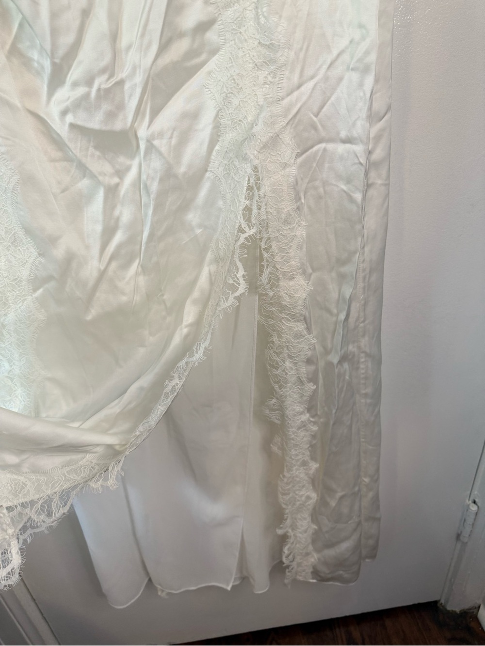 NWT Shona Joy at Anthropologie Ivory Allegra Lace Panelled Maxi Dress. Size 8 - Picture 5 of 13